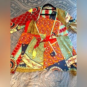 Vintage 70s satin cardigan